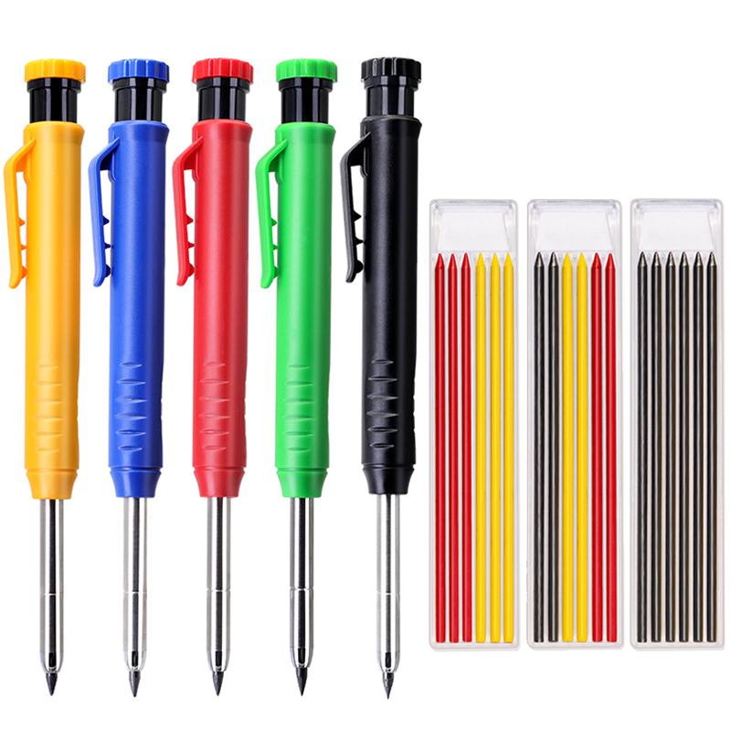Staedtler Pencil Lumocolor - ชุดดินสอช่างไม้ ดินสอเขียนแบบงานไม้ ดินสอกด 3 สี พร้อมไส้