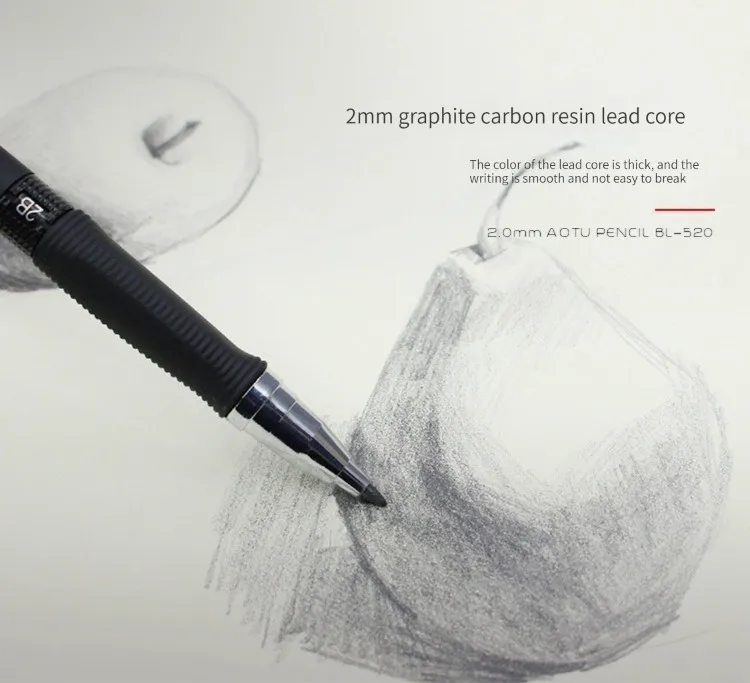 Staedtler Pencil Lumocolor - ชุดดินสอกด 2.0 มม. พร้อมไส้ดินสอ 2B สีดำ/หลากสี