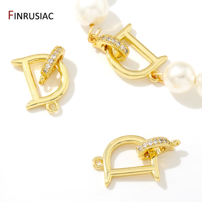 Flower Supply - ทองเหลืองชุบทอง 18K สําหรับสร้อยข้อมือล็อค,เครื่องประดับ Clasps อุปกรณ์เสริม, DIY