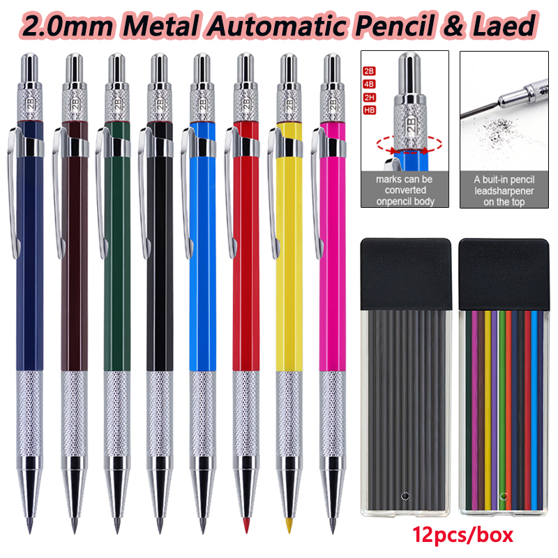 Staedtler Pencil Lumocolor - ใหม่ดินสอโลหะหลากสี,2.0 มม.สีดํา/สีอัตโนมัติดินสอเครื่องหมายเครื่องมือ,โรงเรียนเขียนเครื่องเขียน
