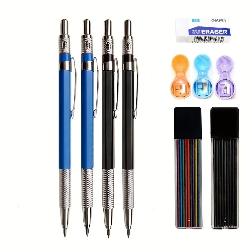 Staedtler Pencil Lumocolor - ชุดดินสอ 2.0 มม.สีดํา/สีเติม 2B ดินสออัตโนมัติ Art