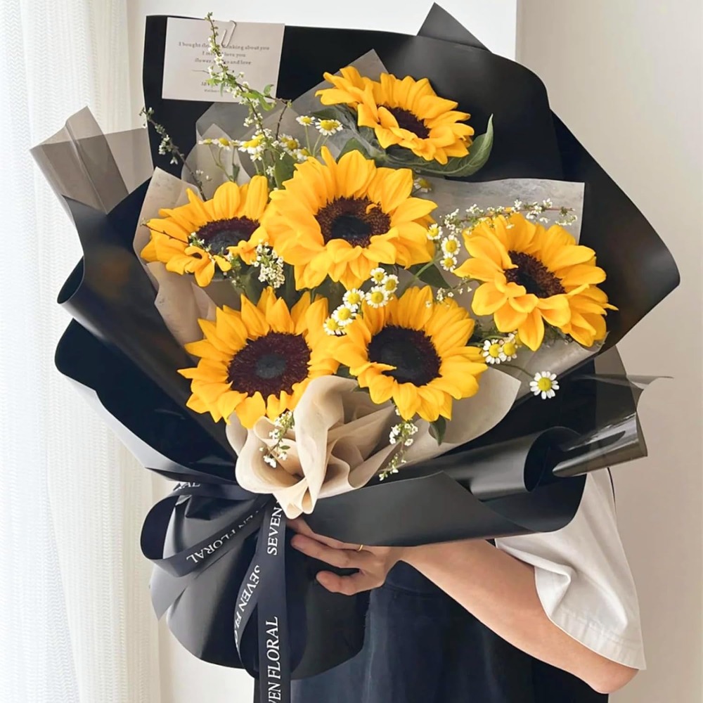 กระดาษห่อดอกไม้เกาหลีแบบโปร่งแ - Florist Supply Paper บทวิจารณ์และราคา