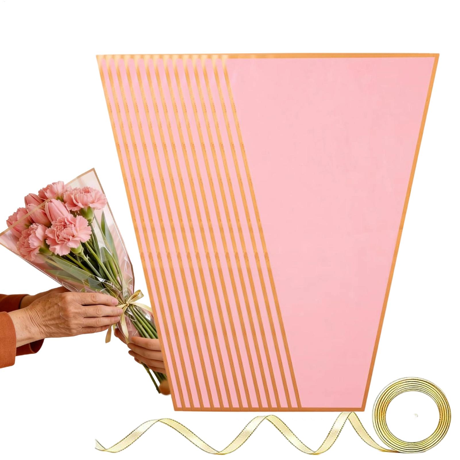 ถุงห่อดอกไม้ 50 ชิ้น พร้อมริบบ - Florist Supply Ribbon บทวิจารณ์และราคา