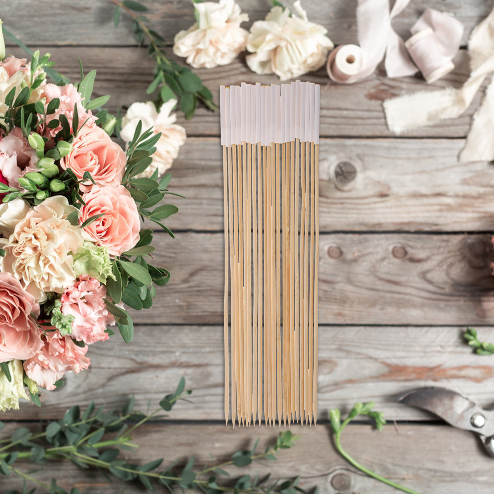 ไม้ไผ่ 20 ชิ้น สำหรับทำช่อดอกไ - Floral Picks Wood บทวิจารณ์และราคา