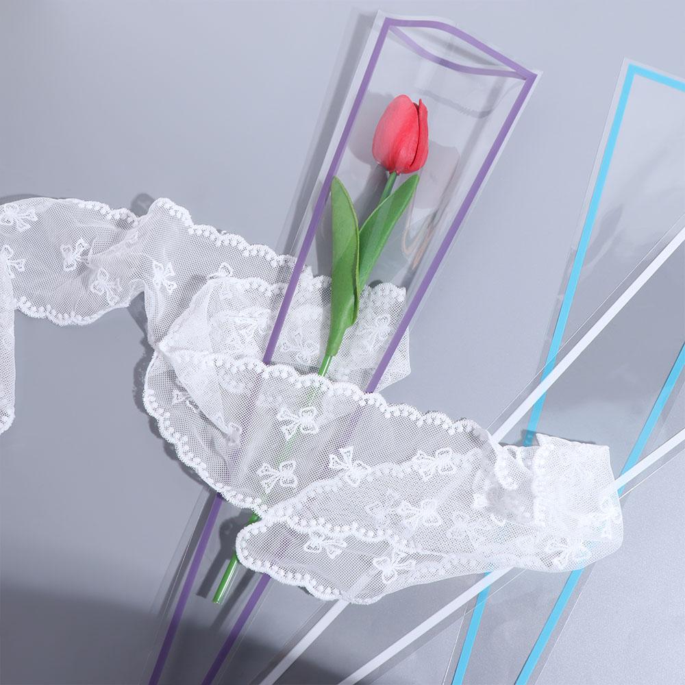 50PCS ถุงบรรจุภัณฑ์ดอกไม้โปร่ง - Flower Supply บทวิจารณ์และราคา