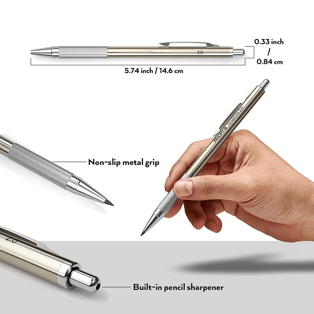 ดินสอกด 2.0 มม. 2B ดินสอเขียนแ - Staedtler Pencil Lumocolor บทวิจารณ์และราคา