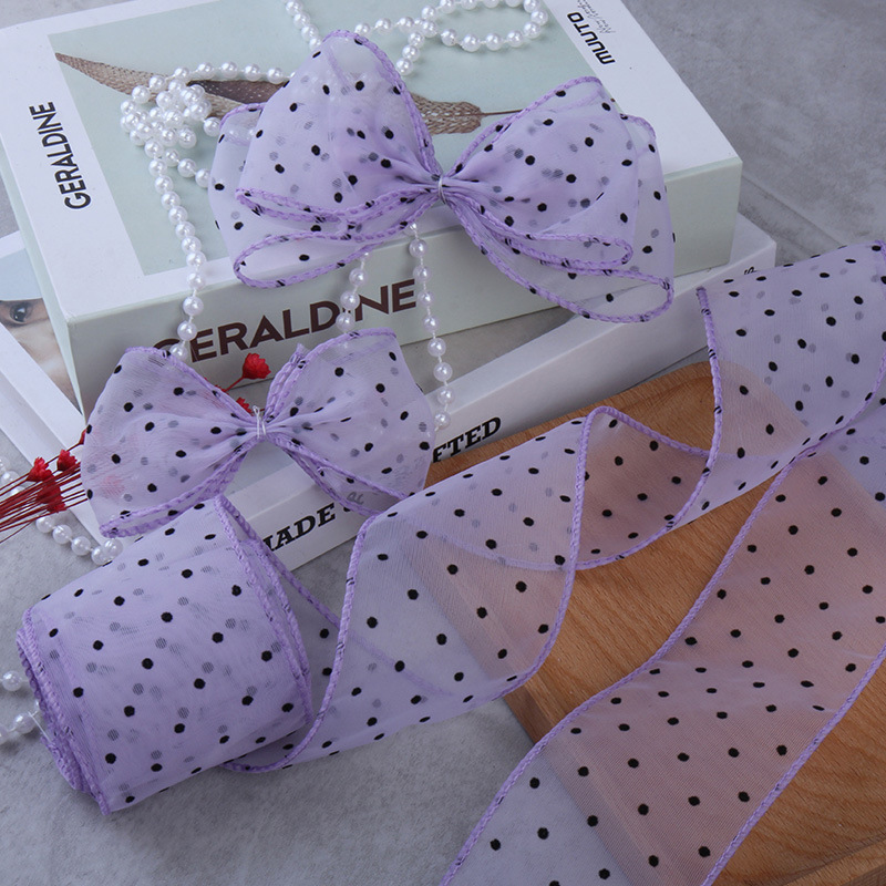 50 หลาผ้าพันคอจุดวัสดุตกแต่งช่ - Florist Supply Ribbon บทวิจารณ์และราคา