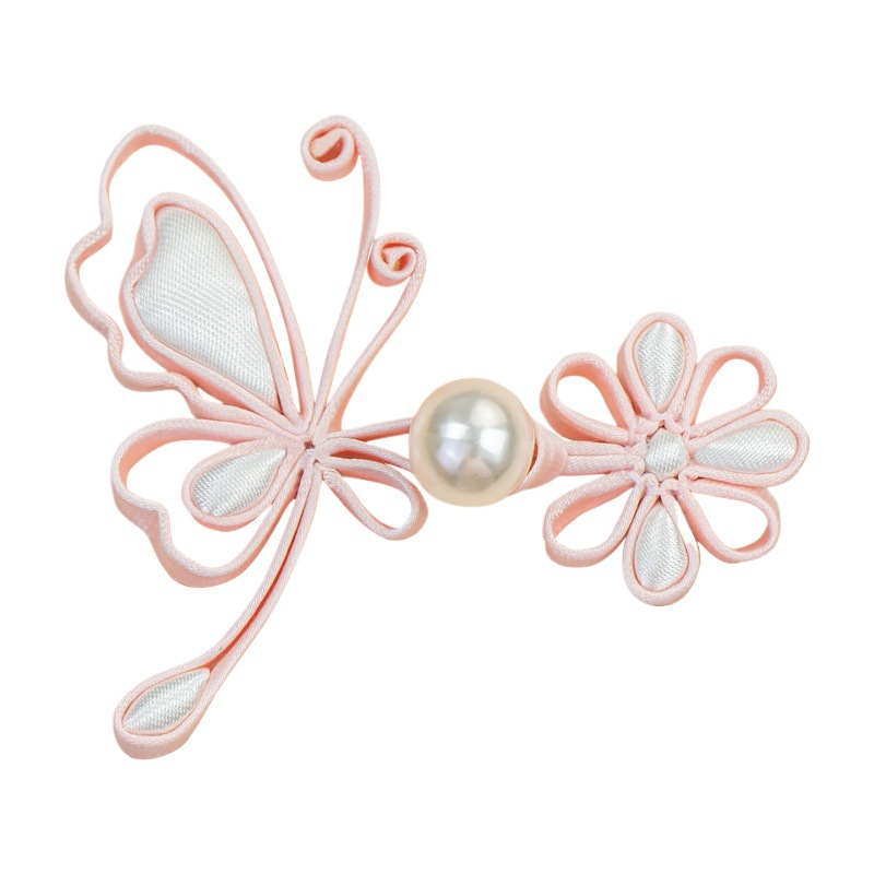 กระดุมจีนรูปกบ ปิดแบบผีเสื้อแล - Flower Frog Pin บทวิจารณ์และราคา