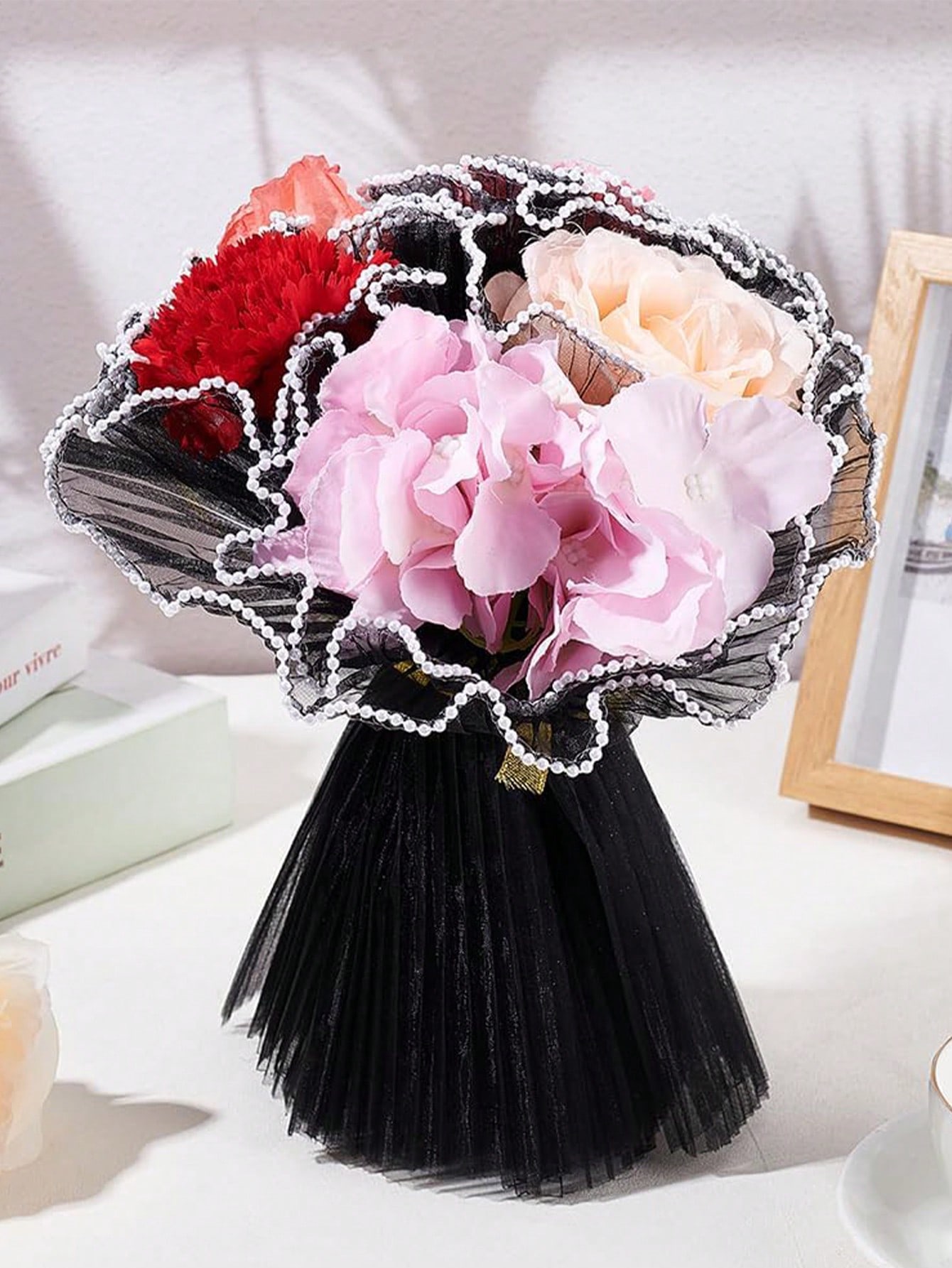 กระดาษตาข่ายห่อดอกไม้ขอบมุกเที - Florist Supply Paper บทวิจารณ์และราคา
