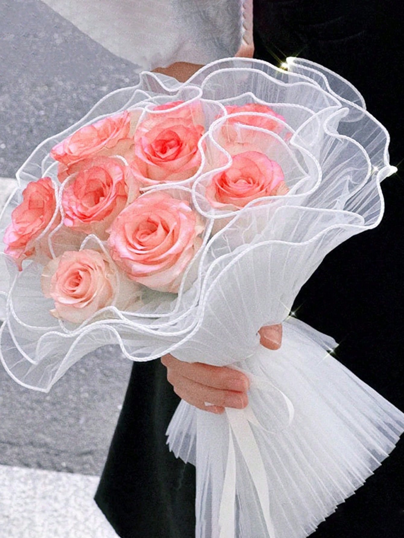 กระดาษตาข่ายห่อดอกไม้ขอบมุกเที - Florist Supply Paper บทวิจารณ์และราคา
