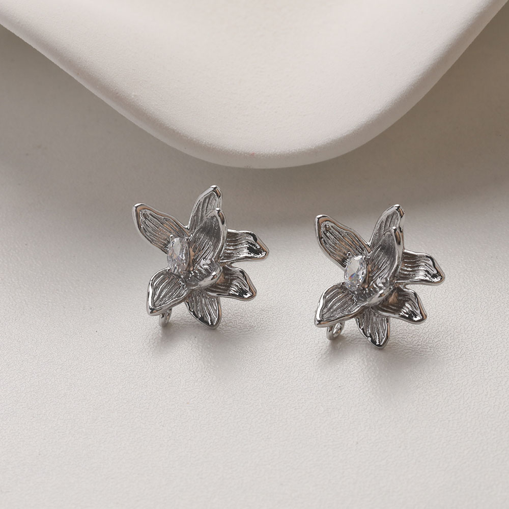 4PCS Dainty ดอกไม้หู Studs ต่า - Flower Supply บทวิจารณ์และราคา