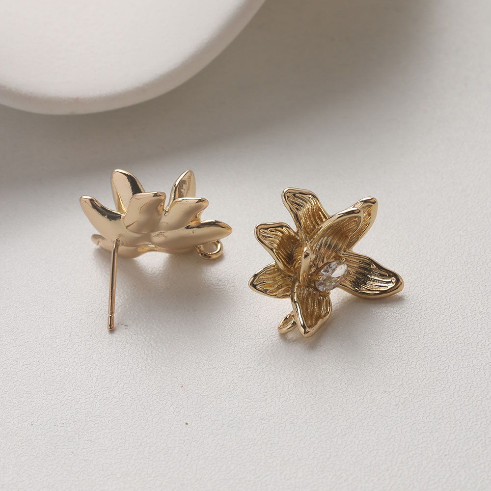 4PCS Dainty ดอกไม้หู Studs ต่า - Flower Supply บทวิจารณ์และราคา