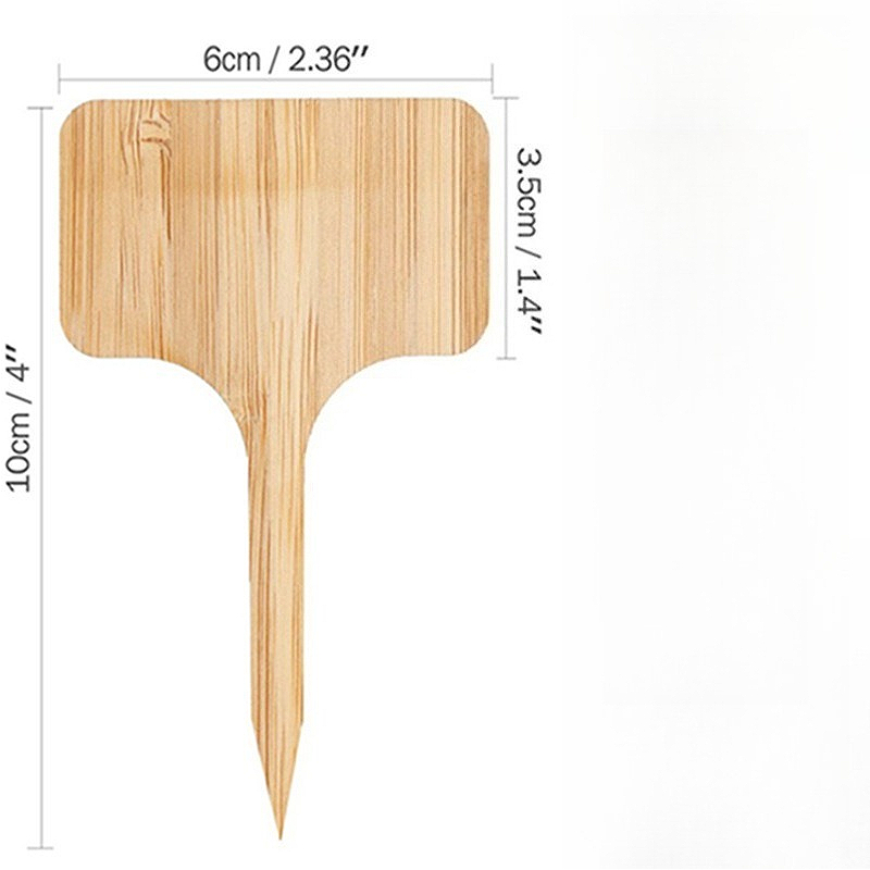 ป้ายไม้สำหรับติดต้นไม้ 100 ชิ้ - Floral Picks Wood บทวิจารณ์และราคา